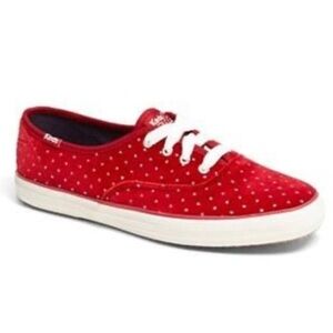 Keds Taylor Swift Red Velvet Glitter Champion Shoes